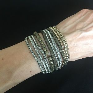 Vintage Stretchy Beaded Gypsy Jewelry Bracelets